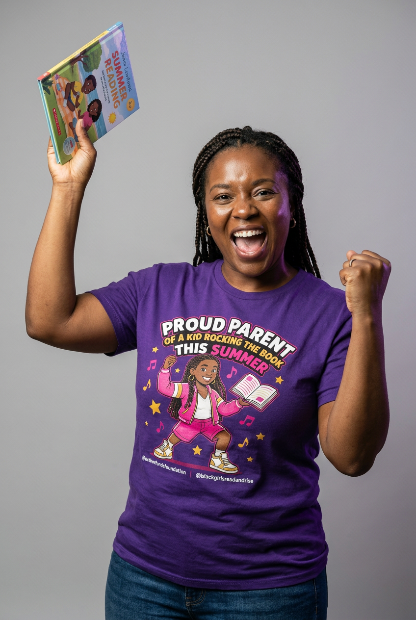 Proud Parent Rock The Book Adult Tee