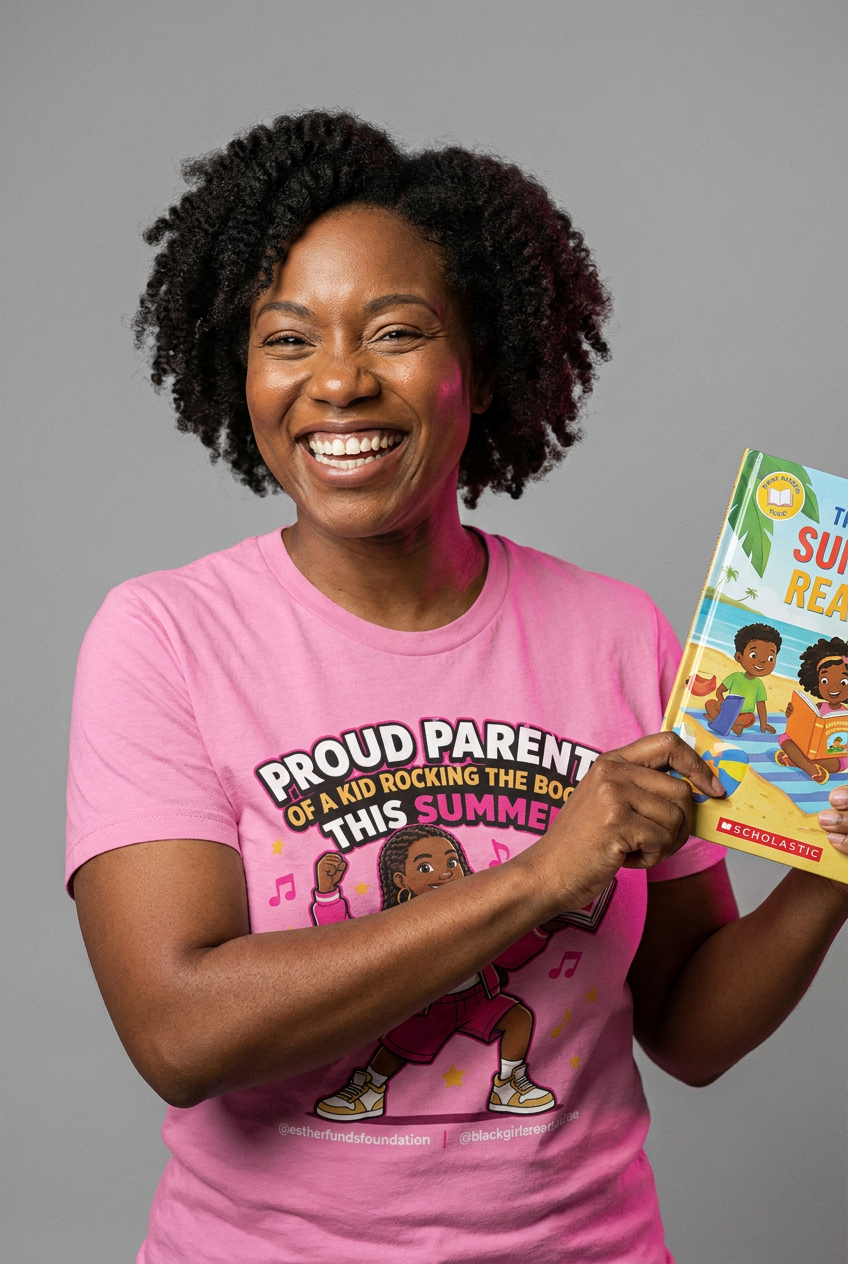 Proud Parent Rock The Book Adult Tee