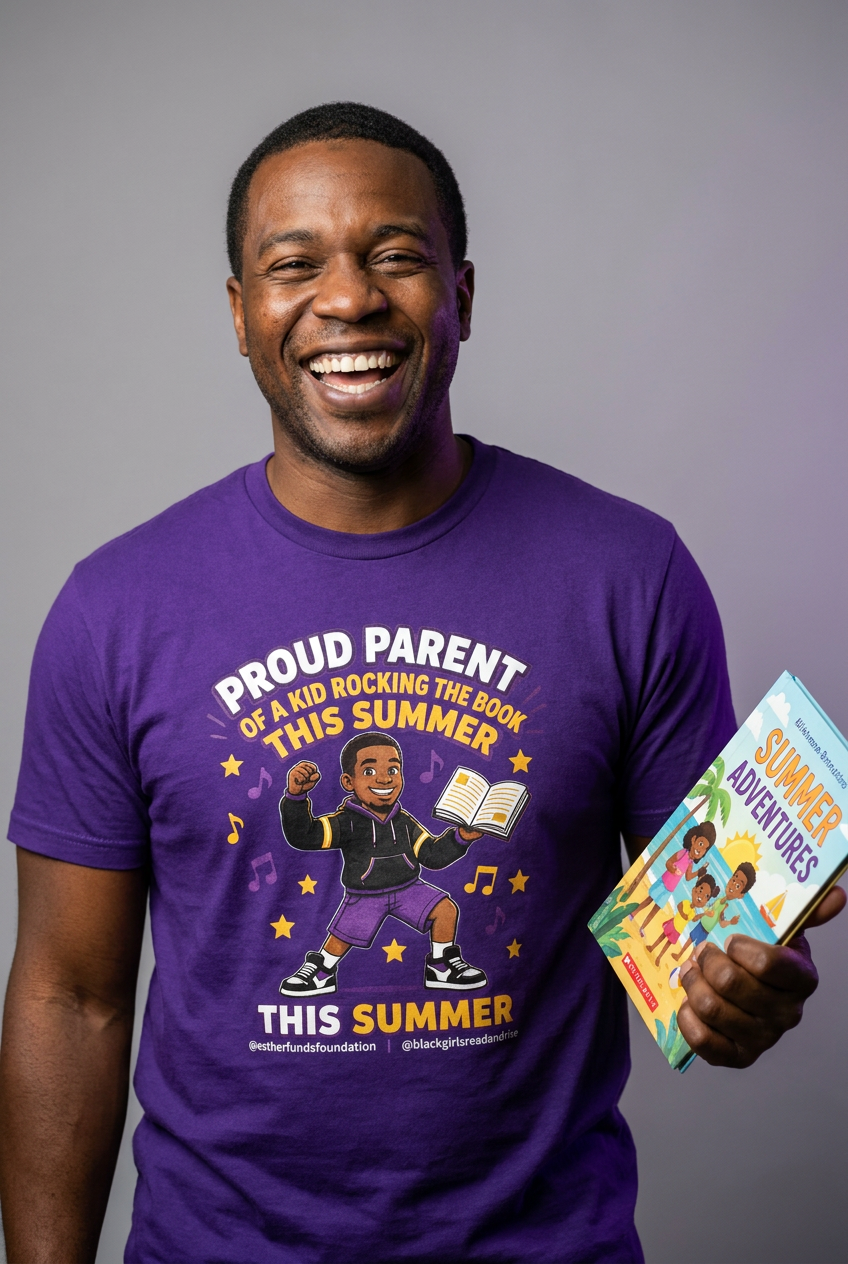 Proud Parent Rock The Book Adult Tee