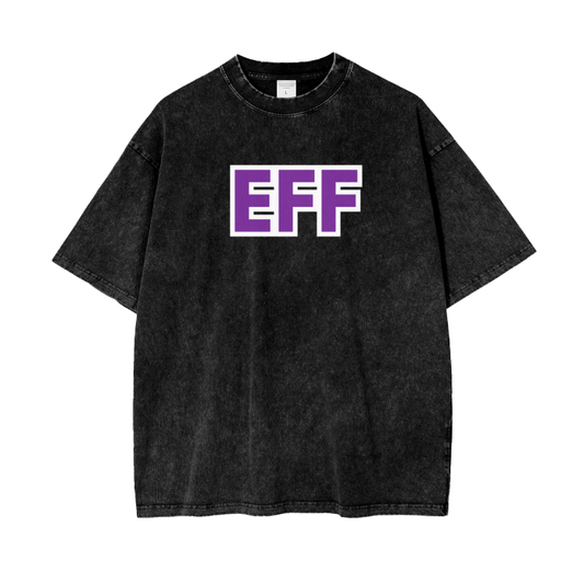 EFF Acid Wash Oversize T-Shirt